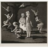 Paula Rego - 'Tilly in Kensington Gardens', etching with aquatint, signed and editioned 23/100 in