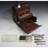 An early/mid-20th century dentist's tool kit, together with other various dental equipment. Buyer’