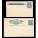 Two albums of covers including Rhodesia and BCA postationery cards from 1893, later sets on first