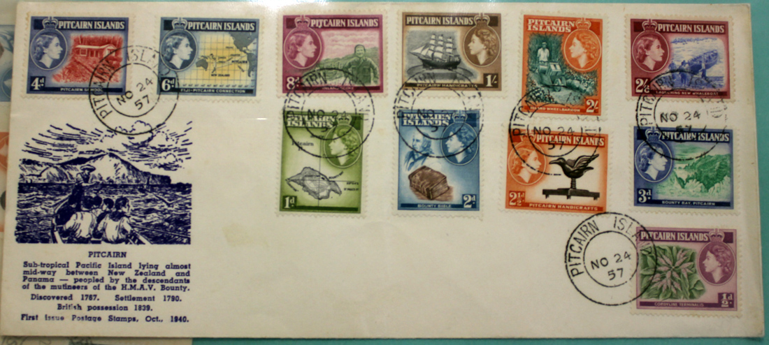 Three albums of world stamps, including Great Britain from 1841 1d reds, and covers including 1957 - Image 2 of 3