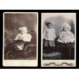 PHOTOGRAPHS. An album containing approximately 71 cartes-de-visite portrait photographs, together