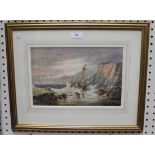 Edward A. Swan - 'After the Storm', watercolour, signed with monogram recto, titled label verso,