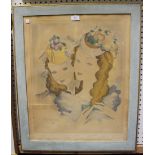 Yves Gueden - 'Les Deux Soeurs', colour lithograph, signed and editioned 13/200 in pencil recto,