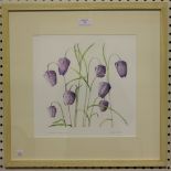 Andie Armstrong - 'Fratilleries in Hay-on-Wye' (Botanical Study), pastel, signed and titled, 30cm