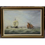 Max Parsons - 'Newhaven', oil on board, signed and titled, labels verso, 49.5cm x 75cm.Buyer’s