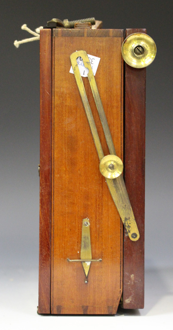 A late 19th century Perken, Son & Rayment 'Optimus' mahogany and lacquered brass folding plate - Image 7 of 8