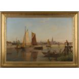 Attributed to William Dommersen - 'Schiedam on the Scheldt' and 'On the River Maas', a pair of