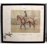 After 'Snaffles' [Charles Johnson Payne] - 'The One to Carry Your Half Crown', colour print,
