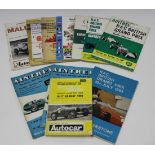 A small collection of motor sport programmes, including Brighton Speed Trials 1948 and 1953,