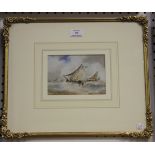 British School - Maritime Scenes, a pair of early 20th century watercolours, both indistinctly