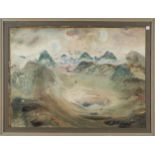 Raymond Coxon - Mountainous Landscape, 20th century watercolour, signed, 52.5cm x 72cm, within a