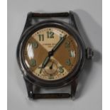 An Oyster Sport Aqua circular steel cased three-quarter size gentleman's wristwatch, the jewelled