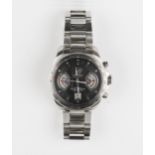 A Tag Heuer Grand Carrera Calibre 17 Automatic gentleman's steel bracelet wristwatch, the signed