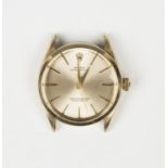 A Rolex Oyster Perpetual 9ct gold circular cased gentleman's wristwatch, the signed dial with gilt