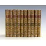 BINDINGS. - Laurence STERNE. The Works. London: 1780. 10 vols., 8vo (177 x 109mm.) 10 engraved