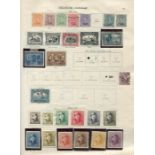 Two New Ideal stamp albums for foreign countries, including Belgium 1915 5 franken blue, mint,