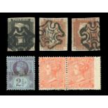 A stamp collection in albums, folders and loose, including Great Britain 1840 1d black, used, 1866