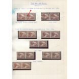 A collection of South Africa stamps in three albums, containing a specialized study from 1913 George