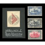 A New Age album, including Germany, German Colonies, Caroline Islands 1901 3mk used, 5mk mint,