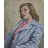 John Whitlock Codner - 'Joy Saunders' (Half Length Portrait of the Dancer), 20th century oil on