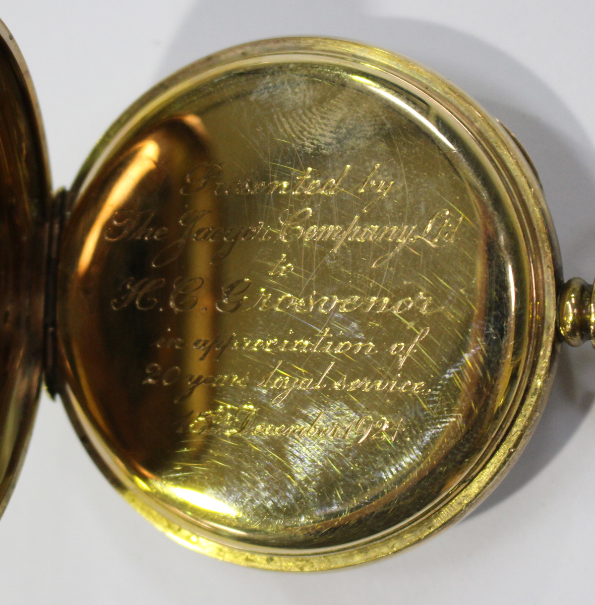 A Waltham 9ct gold keyless wind open-faced gentleman's pocket watch, the jewelled lever movement - Image 3 of 4