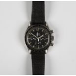 An Omega Speedmaster Professional chronograph steel cased gentleman's wristwatch, the signed