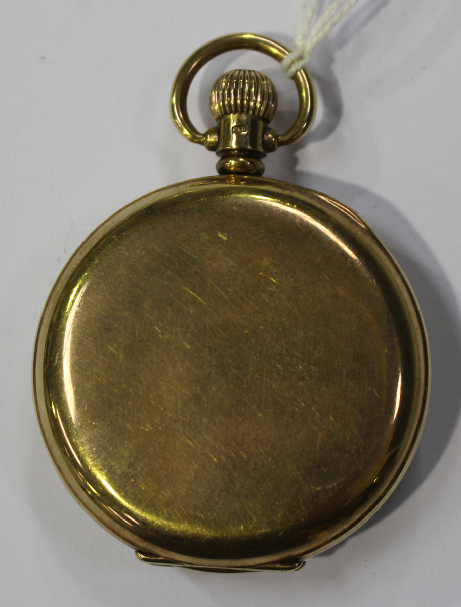 A Waltham 9ct gold keyless wind open-faced gentleman's pocket watch, the jewelled lever movement - Image 4 of 4