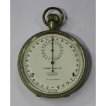 An S. Smith & Son Ltd base metal cased keyless wind open-faced two minute recording open-faced