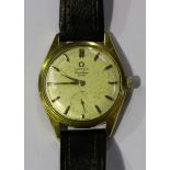 An Omega Ranchero gilt metal and stainless steel cased gentleman's wristwatch, Ref. No. 2990-1,