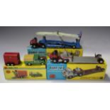 A Corgi Toys Gift Set No. 2 Land Rover with 'Rice's' Pony Trailer and Pony, boxed with stand and