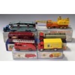 A small collection of Dinky Toys and Supertoys commercial vehicles, comprising a No. 923 Big Bedford