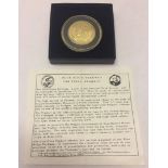 A cased and boxed commemorative coin produced exclusively for Eastern National by the Charleston