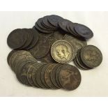 50 x 1912 George V pennies.
