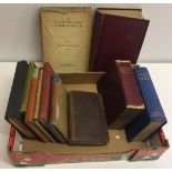 A collection of vintage poetry books to include Collected Poems of Ella Wheeler Wilcox.