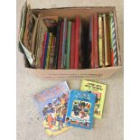 A quantity of vintage childrens books to include Noddy.