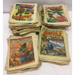 A large collection (50+) of Battle and Battle Action Comics 1970s - early 80s.