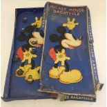 A vintage Mickey Mouse Bagatelle game.