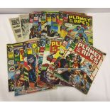 19 1970s Planet of the Apes comics by Marvel. 2 comics without covers.