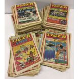 A large collection of Tiger & Scorcher comics 1970s-early 80s.