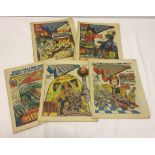 5 2000 A.D. comics, Programme 8, 11, 75, 79 and 87, (1977 and 1978).