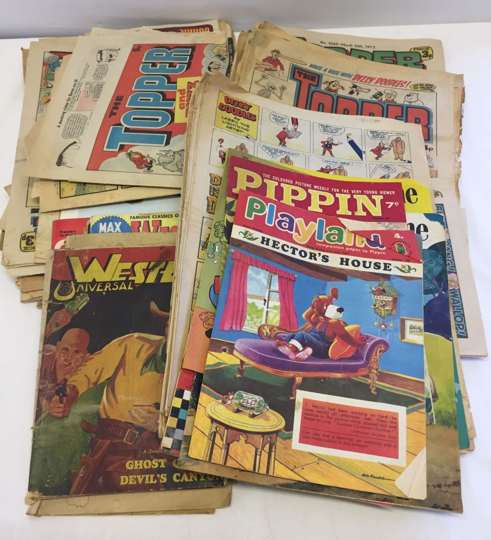 A quantity of vintage comics, mainly Topper c1970s.