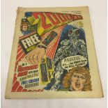 2000 A.D. Programme 2 comic. 5th March 1977. First appearance of Judge Dredd.
