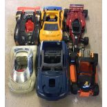 6 large Action Man cars in varying conditions.