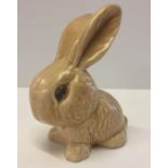 A Sylvac biscuit coloured large ceramic rabbit, model # 1026