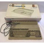 A vintage Commodore Amiga Model 500 computer.