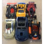 6 large Action Man cars in varying conditions.