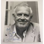 A signed black & white photo of Joss Ackland.