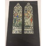 TW Camm Studios watercolour, Christ with child. Design for South Aisle window at the Parish