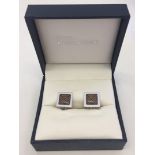 A boxed pair of Burberry gents cufflinks.