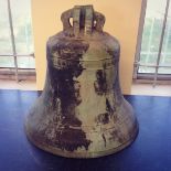 Large bronze bell dated 1826 by William Dobson Foundry of Downham Market, Norfolk